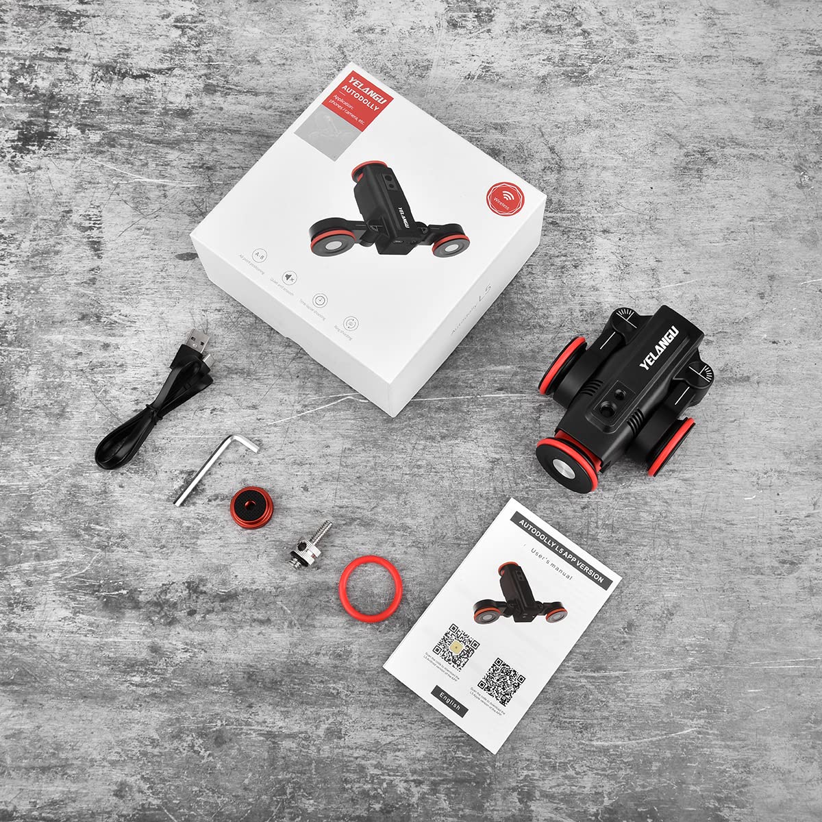 YELANGU 80cm 電動 カメラスライダー Amazon | YELANGU 80cm 電動 カメラスライダー